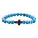 thumbnail image 1 of Pulsera de hilo elástico de piedra natural | Cuentas de 8 mm | Talla única ajustable para la mayoría de las muñecas | Joyería de salud y bienestar para parejas y familias, 1 of 1