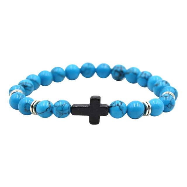 Oefntac Natural Stone Elastic Thread Bracelet Natural Stone Elastic Thread Bracelet