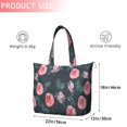 thumbnail image 4 of Pioneer Flower Floral Print Pattern Travel Tote Bags for Women Carry On,Large Weekender Bags for Women Travel,Multi Functional Duffle Bag for Work,Shopping,Sports, 4 of 5