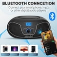 thumbnail image 4 of Reproductor de CD Philips Boombox TAZ3300 con Bluetooth y Radio FM, 4 of 8