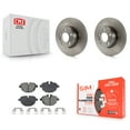 thumbnail image 1 of Transit Auto Rear Disc Brake Rotors and Semi-Metallic Pads Kit for Car BMW X3 X4 K8S-104060, 1 of 11