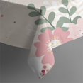 thumbnail image 3 of 52x52 Inch Waterproof Square Tablecloth, Thickened Polyester Table Cover for Dining & Parties, Floral Print, 3 of 6