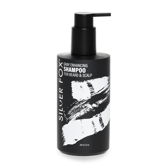Godefroy Silver Fox Beard and Scalp Shampoo For Gray Hair 9.5 oz