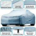 thumbnail image 2 of Custom Standard Car Cover Fits: [Audi A8] 2011-2018 Waterproof All-Weather, 2 of 8