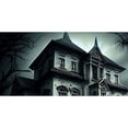 thumbnail image 2 of CafePress - Haunted House - Large Beach Towel, Soft 30"x60" Towel with Unique Design, 2 of 4