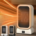 thumbnail image 1 of Xihbxyly Calefactor Portátil de Escritorio, Diseño Eficiente de Bajo Consumo, Funcionamiento Silencioso y Silencioso, Circulación de Calor de 360°, Ideal para Uso En Casa, Oficina o Dormitorio, Regal, 1 of 7