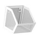 thumbnail image 5 of Cesta colgante de pared para especias, cesta de almacenamiento moderna para montaje en pared que ahorra espacio. Cuadrícula blanca 1, 5 of 9