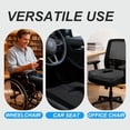thumbnail image 6 of Gel Wheelchair Seat Cushion with T-Shaped Cutout for Pressure Relief, Memory Foam Coccyx Pillow for Bedsores Hemorrhoids Sciatica Pain, Breathable Washable Cover Black, 6 of 8