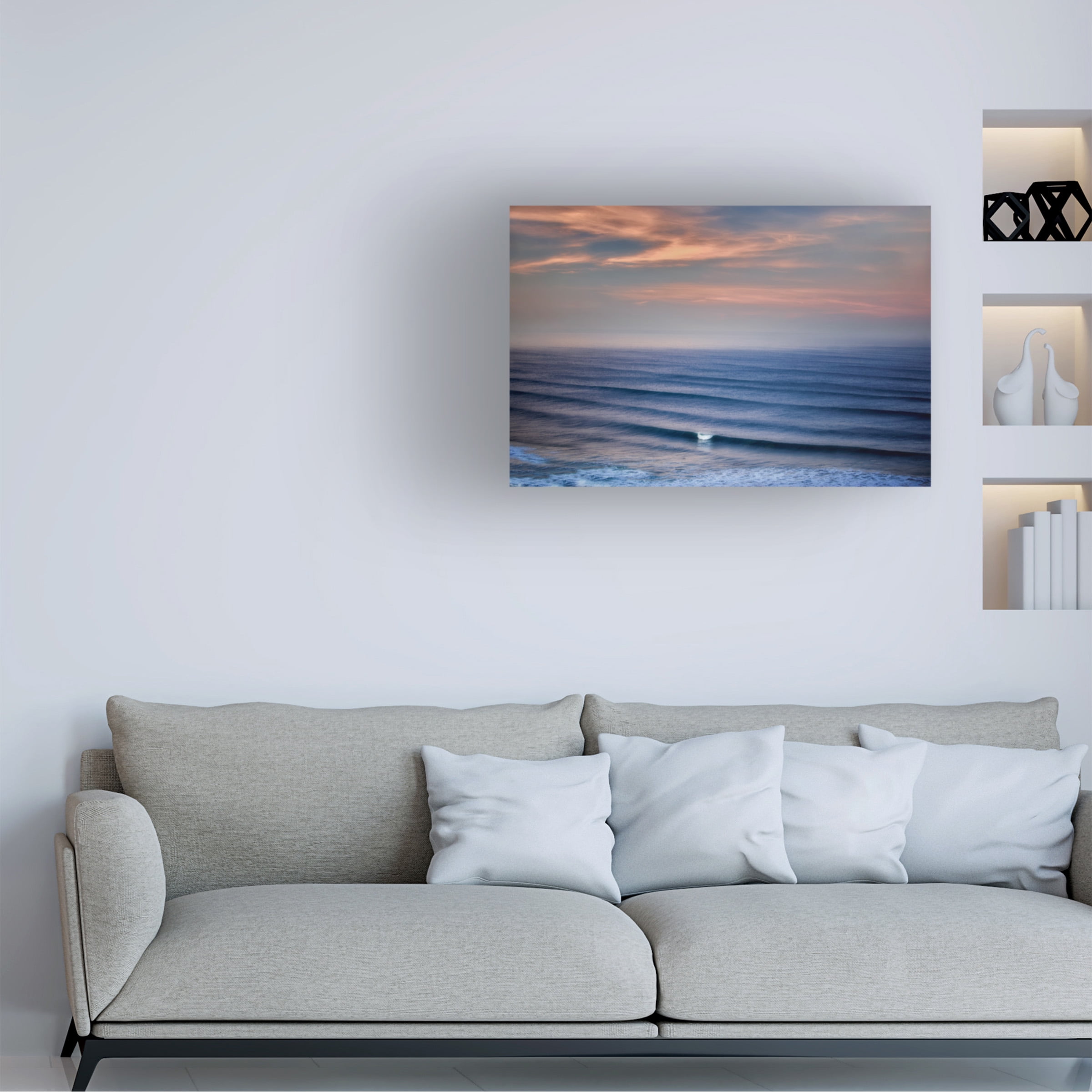 Dennis Frates 'Waves 2' Canvas Art