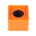 thumbnail image 4 of Micrófono Cubo cuadrado Micrófono de mano Material ABS Profesional 40 mm Agujero TV Equipo Entrevista Vogacara EL013175-03, 4 of 5