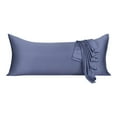 thumbnail image 1 of Unique Bargains Silky-Soft Satin Pillow Cases with Zipper Long Pillowcase Pillow Covers, 1 of 8