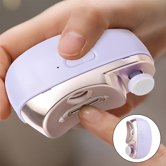 EXLEAF Toenail Grinder for Thick Toenails Electric Nail Clipper Automatic Nail Trimmer 2 in 1 Nail & Remover for Hands & Feet for Elderly & Kids