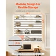 thumbnail image 4 of VEVOR Slat Wall Paneling,4 x 4 ft, MDF Garage Slatwall with Modular Design,White Slat Wall Easy-to-Install Adjustable Slatwall Panel with Coupling Structure & DIY Cutting,Fits for Storage & Display, 4 of 9