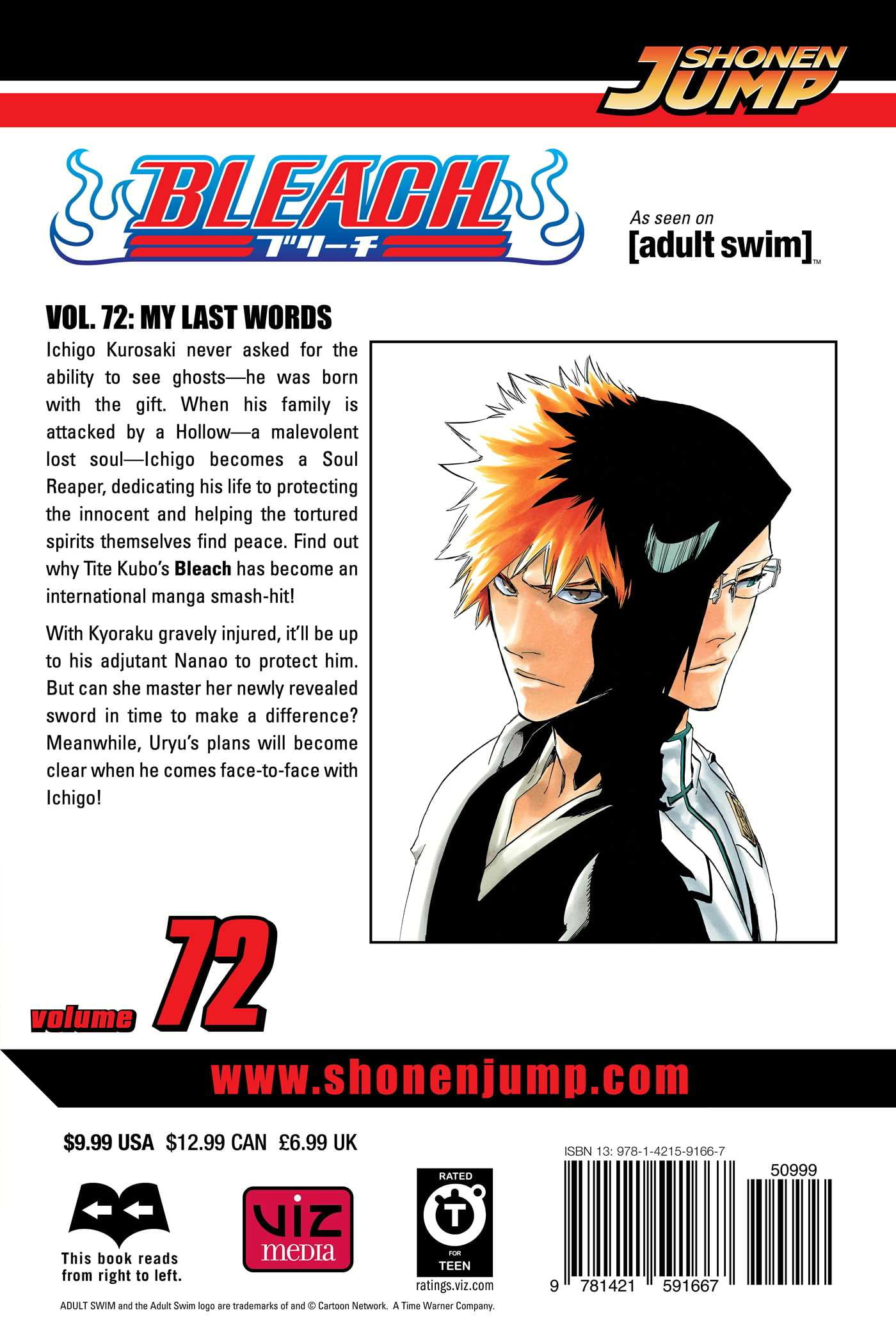 Bleach: Bleach, Vol. 72 (Series #72) (Paperback) - Walmart.com