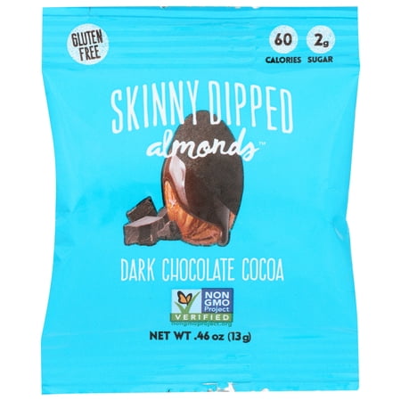 Skinny Dipped Almonds Snack  Dark Chocolate Cocoa  0.46 Oz