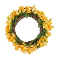 thumbnail image 1 of Fiudx Base de Vela Simulada, Decoración de Corona para Mesa, Exquisito Accesorio para Cenas a La Luz de Las Velas, Ambiente Romántico, Perfecto para El Hogar, Porche, Puerta de Entrada, Uso Interior, 1 of 2