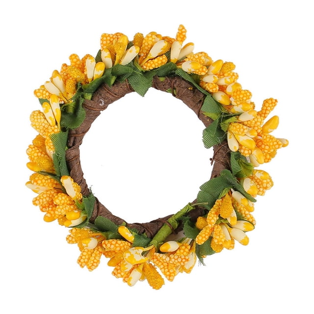 Fiudx Base de Vela Simulada, Decoración de Corona para Mesa, Exquisito Accesorio para Cenas a La Luz de Las Velas, Ambiente Romántico, Perfecto para El Hogar, Porche, Puerta de Entrada, Uso Interior