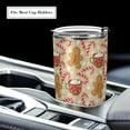 thumbnail image 6 of Christmas Tumbler Gingerbread Snowflake Candy Insulated Coffee Cup Beverage Container Office Travel Mug with Straw and Lid 20oz Holiday Back to School Gift, 6 of 6