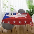 thumbnail image 6 of Coolnut Vintage American Flag Rectangle Tablecloth Spill-Proof Polyester Table Cloth Table Cover for Kitchen Dining Picnic Holiday Party Decoration,60"x108", 6 of 7