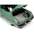 thumbnail image 4 of 1950 Oldsmobile Rocket 88 Alder Green with Black top and Green and White Interior 1/18 Diecast Model Car by Auto World, 4 of 5