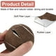 thumbnail image 3 of Uxcell 4 Pcs Pelotas de Tenis Precutadas para Andadores Accesorios de Deslizamiento Marrón, 3 of 6
