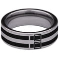 thumbnail image 4 of Bowtie Tungsten Carbide Ring, 4 of 6
