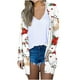 thumbnail image 2 of Puntoco Mujer Moda Impreso Abrigo Manga Larga Cárdigan Suelto Casual Blusa Tops Puntoco Puntoco-1, 2 of 6