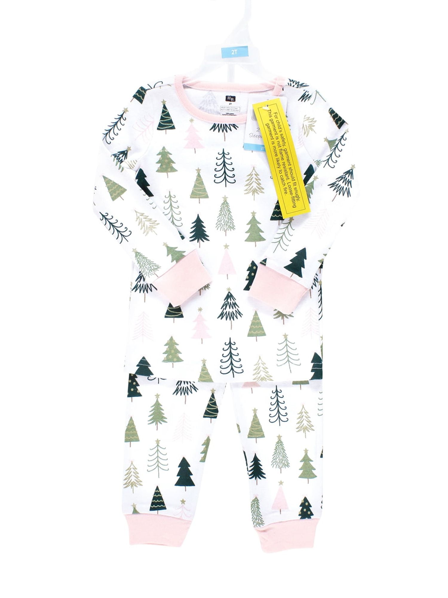 Hudson Baby Long Sleeve Top and Pants Pajama Set, 2-Piece, Sizes 12M- 5T