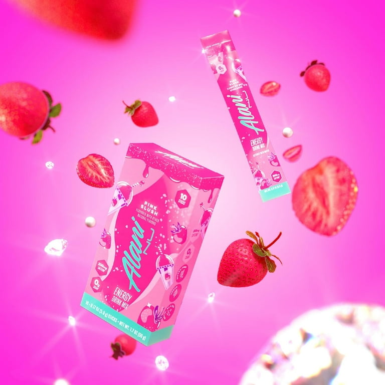 Alani Nu Energy Sticks Pink Slush, 10 Count, 200mg Caffeine, Low Calorie -  Walmart.com
