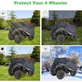 thumbnail image 4 of Fearlessin ATV Cover Waterproof Rainproof Anti-insect Beach Buggy Dust Protector Painted Weatherproof Covering Universal Accessory M, 4 of 6
