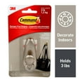 thumbnail image 1 of Command™ Decorative Metal Hook FC12-BN-C, Medium, 1 of 9