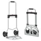 thumbnail image 1 of Yeshouse Carretilla plegable, carretilla de mano resistente con capacidad de carga de 100 kg, base de acero y asa ajustable, carrito plegable multiusos con ruedas para mudanzas, compras y viajes, 1 of 6