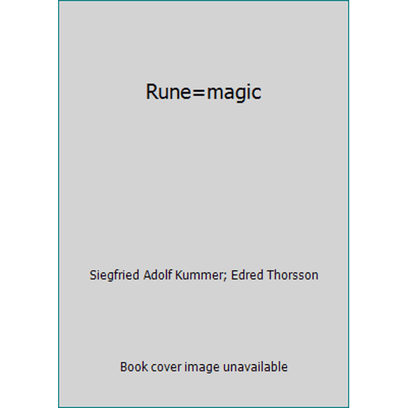 Pre-Owned Rune=magic (Paperback) 1885972008 9781885972002
