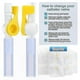 thumbnail image 3 of 15-Pack Urinary Catheter Valves, Individually Wrapped, Smooth Edges for Secure Fit with Drainage Bags, 3 of 5
