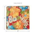 thumbnail image 2 of Greendale Home Fashions 18 x 18 in. Aloha Red Outdoor Dining Seat Cushion (4-Pack), 2 of 6