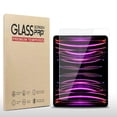 thumbnail image 2 of For Apple iPad Pro 12.9 inch 2021 Tablet Tempered Glass Screen Protector HD Clear, Case Friendly, AB Glue, 0.33mm Thick Cover ,Xpm Screen Protector [ Clear ], 2 of 9