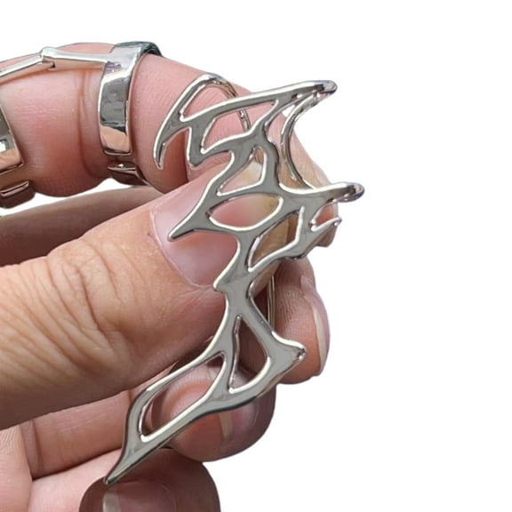 Sweet Style Metal Flame Ear Cuff Earring Punk Cool Earrings for Women Couple