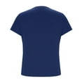 thumbnail image 6 of New summer arrivals Olyvenn Womens Summer Cap Sleeve T-Shirts Casual Loose Fit Tunic Tops 2025 Trendy Y2K Tees Crew Neck Tee Shirts Blue L, 6 of 7