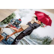 Luca-S Welcome Home Kit & Frame Counted Cross-Stitch