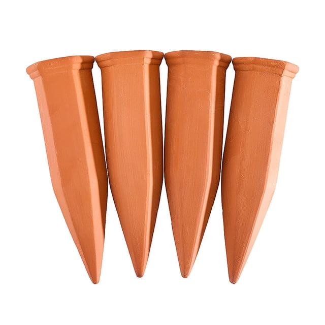 4 Piezas Dispositivos de Riego Automático Picos Cerámicos para Plantas Autorriego Ornamental Decoración Maceta Adecuado para Vacaciones Oficina Hogar