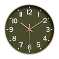 thumbnail image 1 of Reloj de pared moderno silencioso, reloj de pared con números 3D para cocina, dormitorio, sala de estar, oficina, aula, decoración, color 8, 1 of 8