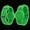 Glow Green, variant on YUNOVA IPX8 Waterproof Kids AirTag Bracelet, Adjustable Silicone Hidden Wristband Holder, Compatible with Apple AirTag, Anti-Lost Safety Band for Children Toddlers