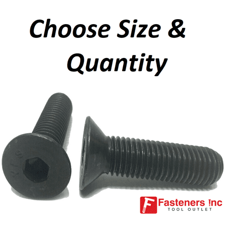 

Flat Head Cap Screw Black Oxide Thread Socket- All Sizes (Choose Length & Qty)