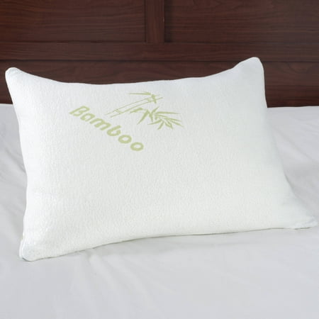 Memory Foam Pillow With Bamboo From Rayon Cover By Lavish Home Unique Bamboo Covered Memory Foam Pillow Memory Foam Pillow With Bamboo From Rayon Cover By Lavish Home Unique Bamboo Covered Memory Foam Pillow