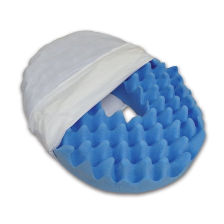 Convoluted Comfort Ring by Hermell Products includes White Cover, 16" x 14"