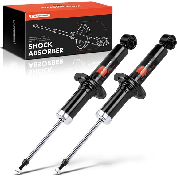 A-Premium Rear Pair (2) Shock Absorber Compatible with Subaru Outback 2015 2016 2017, Driver and Passenger Side