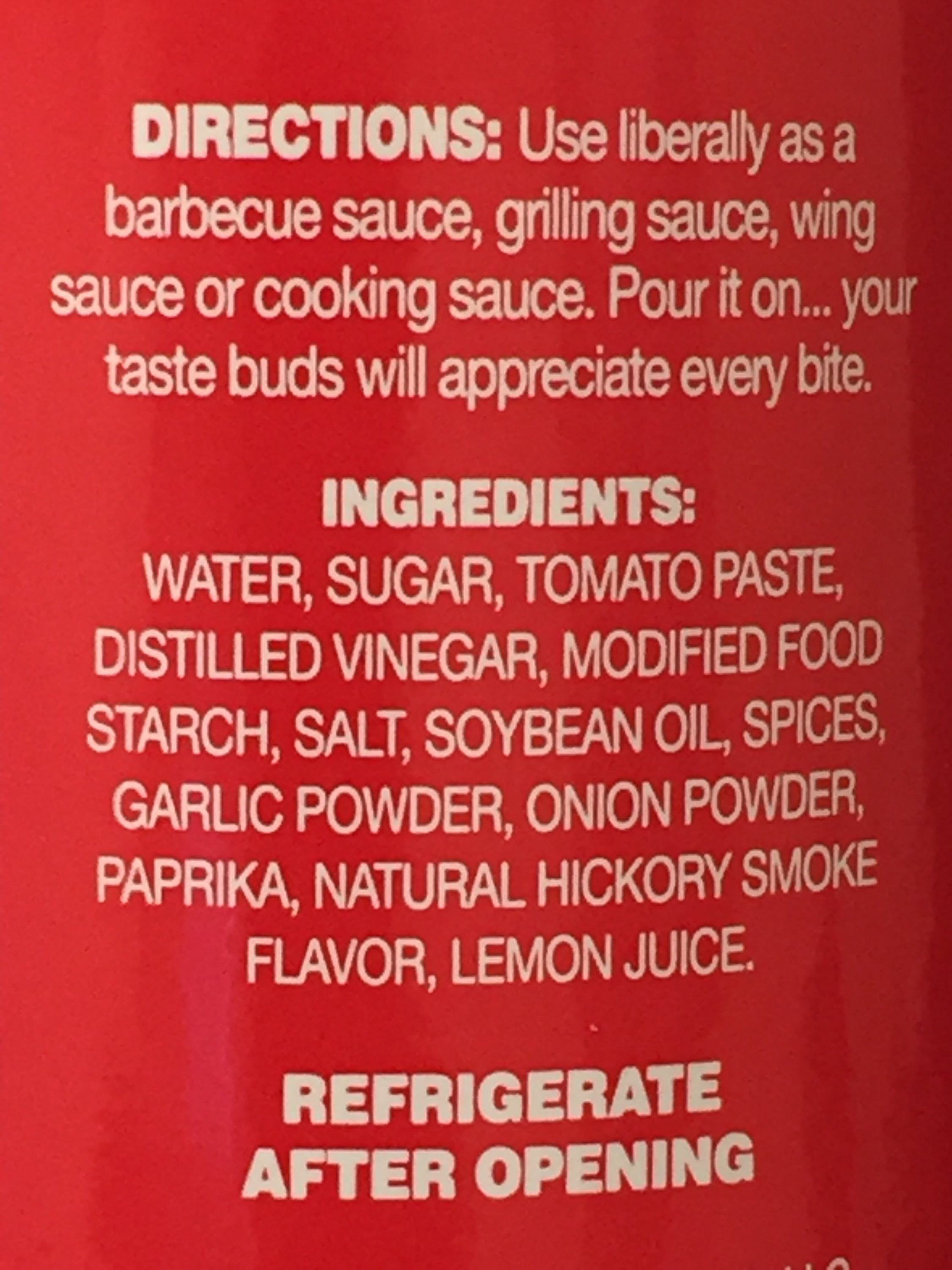 Argia B's Mumbo Sauce, Original Mild BBQ Sauce , 18 Ounce Bottle