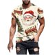 thumbnail image 3 of Tops para hombre, blusas y camisas de manga corta con cuello redondo para hombre, jersey informal con cuello redondo estampado para hombre, pantalones cortos deportivos para fitness, blusa de poliéste, 3 of 5