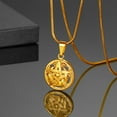 thumbnail image 3 of Jewmon Pentagram Crescent Pendant Necklace Mens Pentacle Moon Choker Chain Pangan Celtic Knot Jewelry, 3 of 8