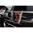 thumbnail image 4 of Blingbling Rhinestone Crystal Convenient Mini Car Dash Air Vent Automatic Adjustable Phone Holder (Pink), 4 of 7